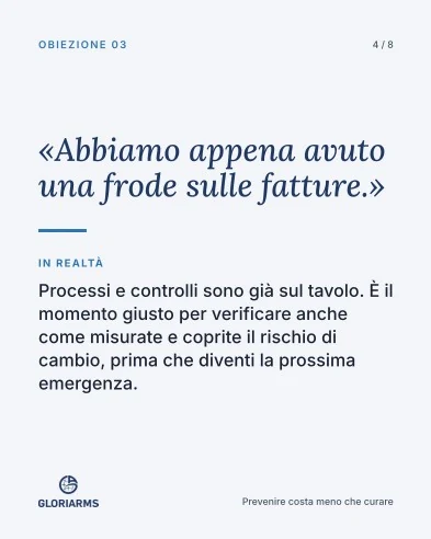 Slide 4 di 8 del carosello “Cinque buone ragioni per rimandare” di Enrico Ferrante.